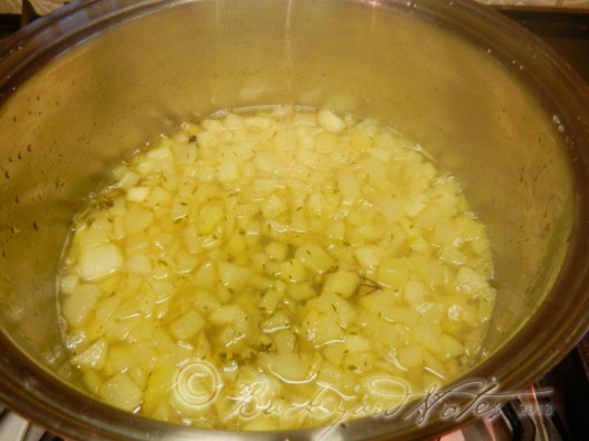 Pears after about 2 hours.