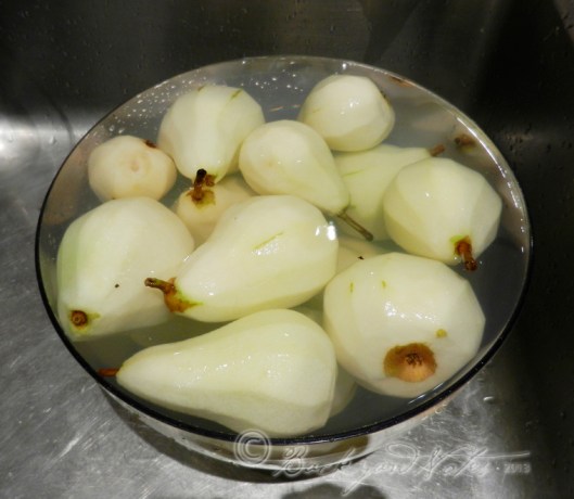 Peeled and ready to process