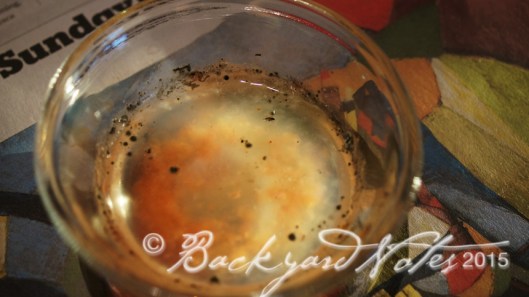 The fermenting, moldy seed